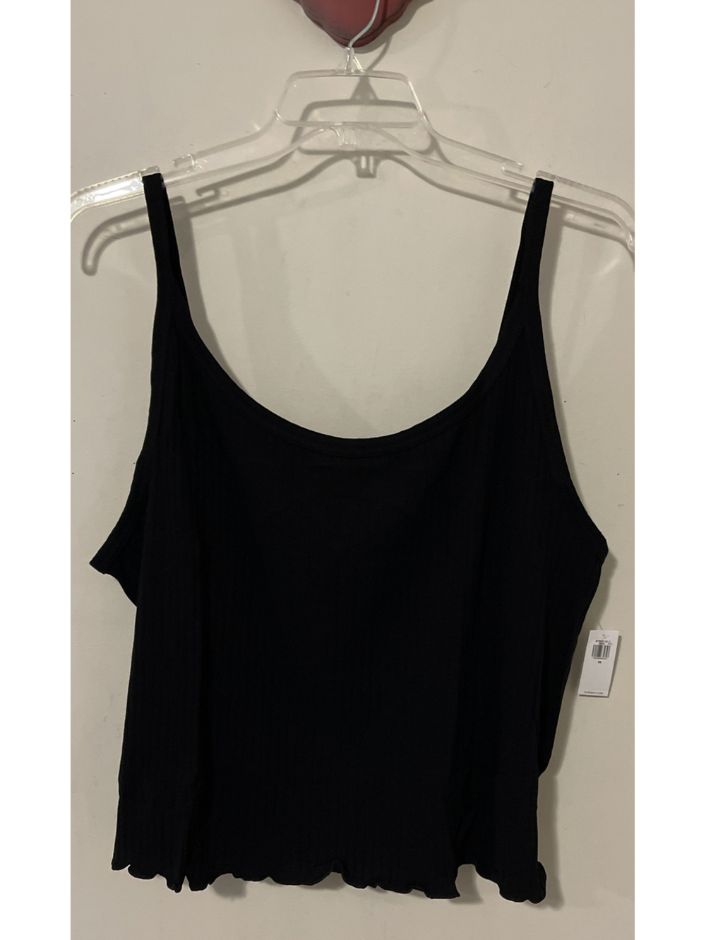 Old Navy Womens 4x Black Ribbed Sleeveless Tank Top NWT! A6940
